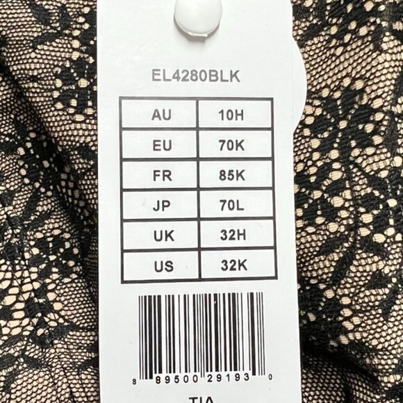 Elomi Tia Underwire Bandless Bra UK 32H US 32K EL4280 - Picture 12 of 15